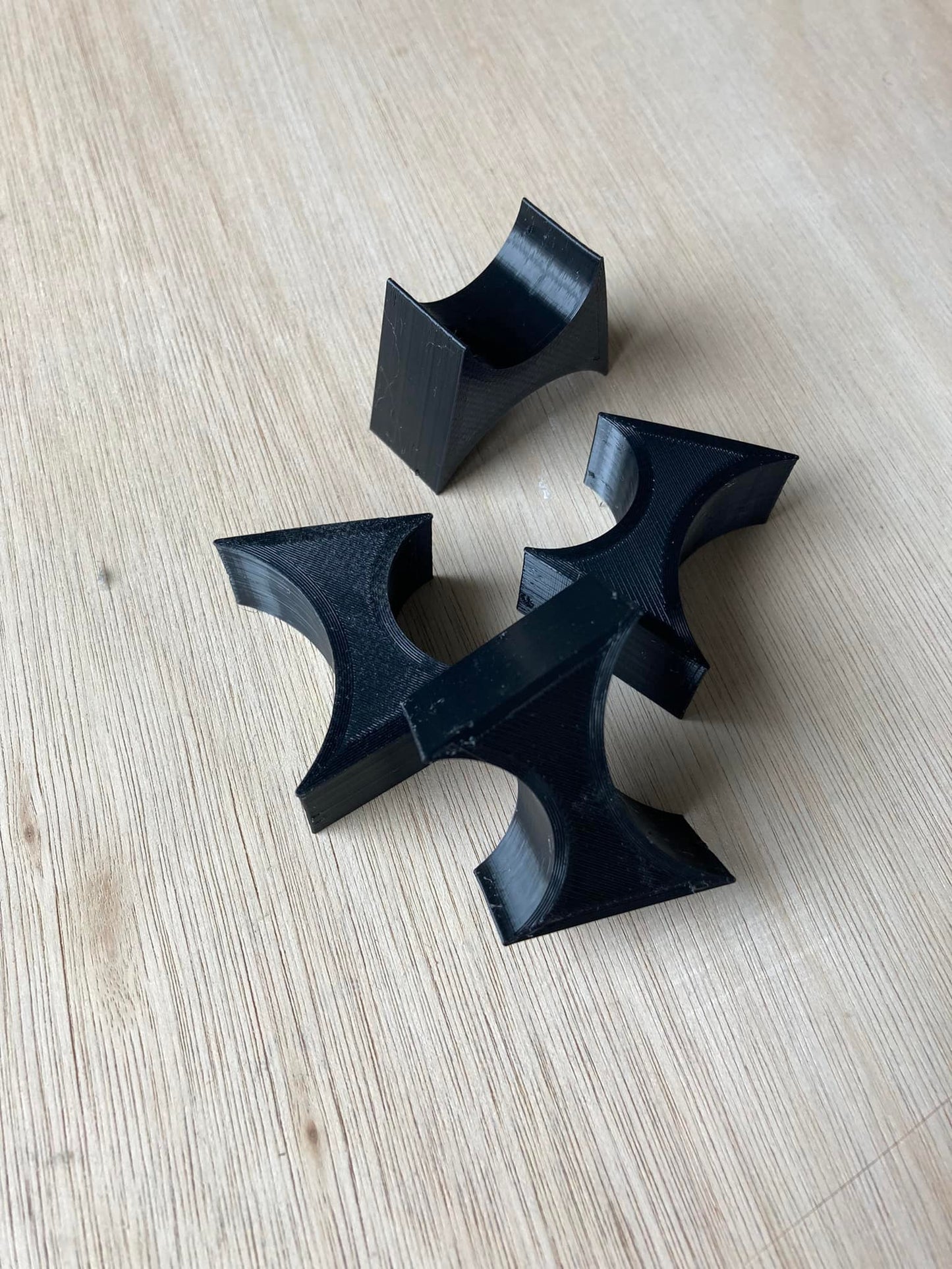 4 Supports bonbonnes amortisseurs
