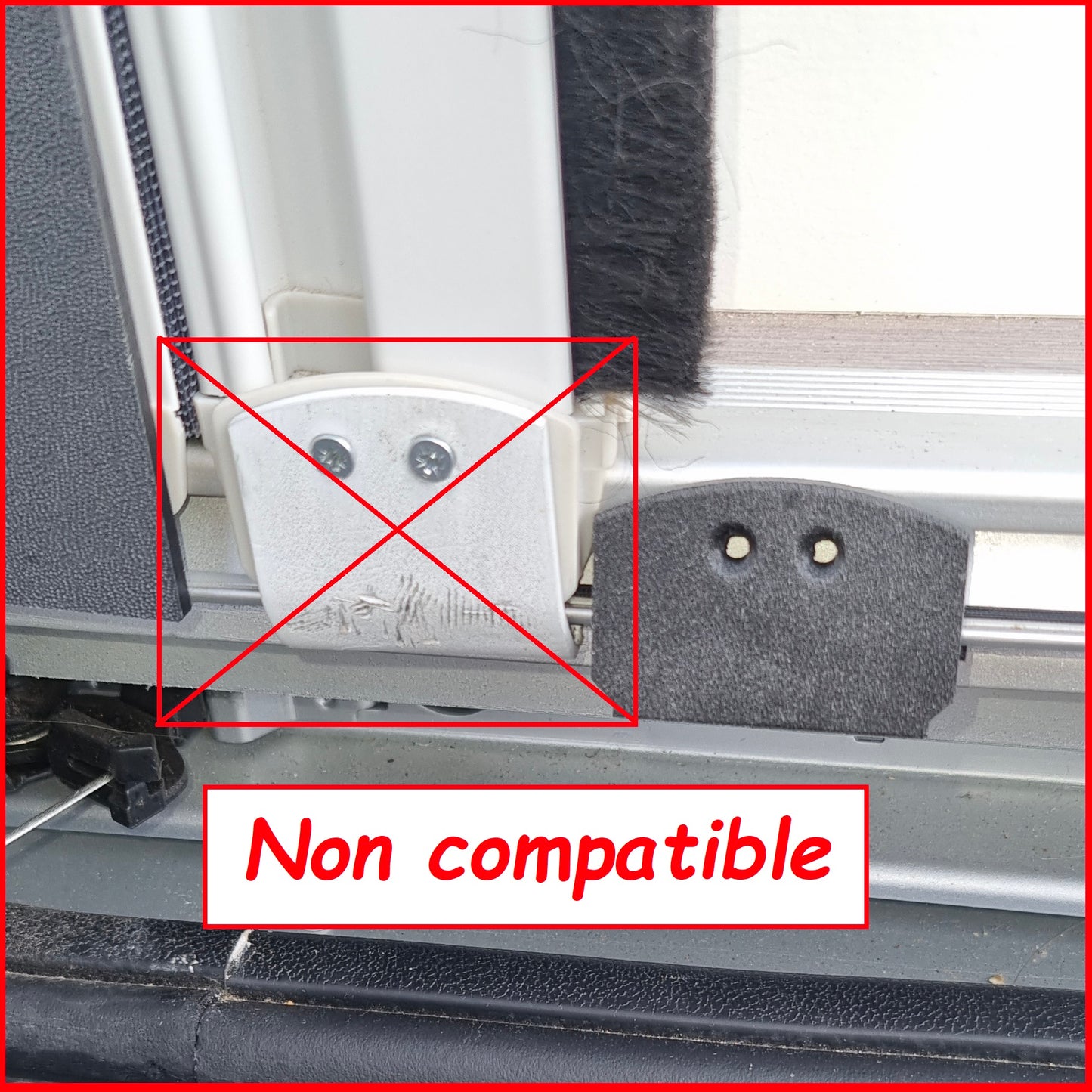 Equerre moustiquaire renforcée Adria V2